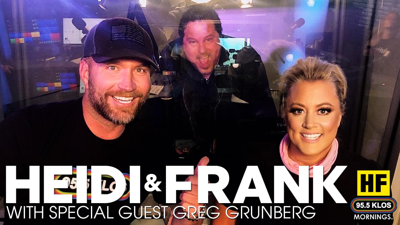 Heidi and Frank with guest Greg Grunberg