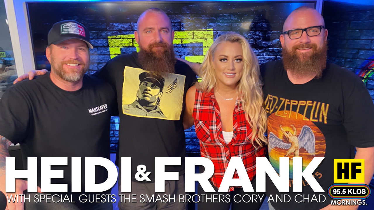 Heidi and Frank with guests The Smash Brothers Cory and Chad