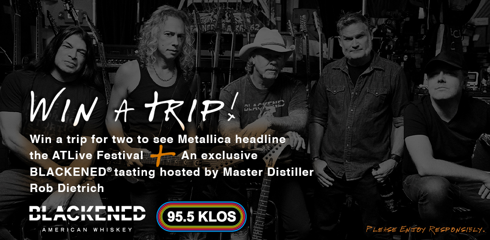 KLOS and Blackened American Whiskey have your shot to see Metallica