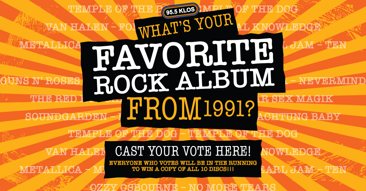 What’s Your Favorite Rock Album From 1991?