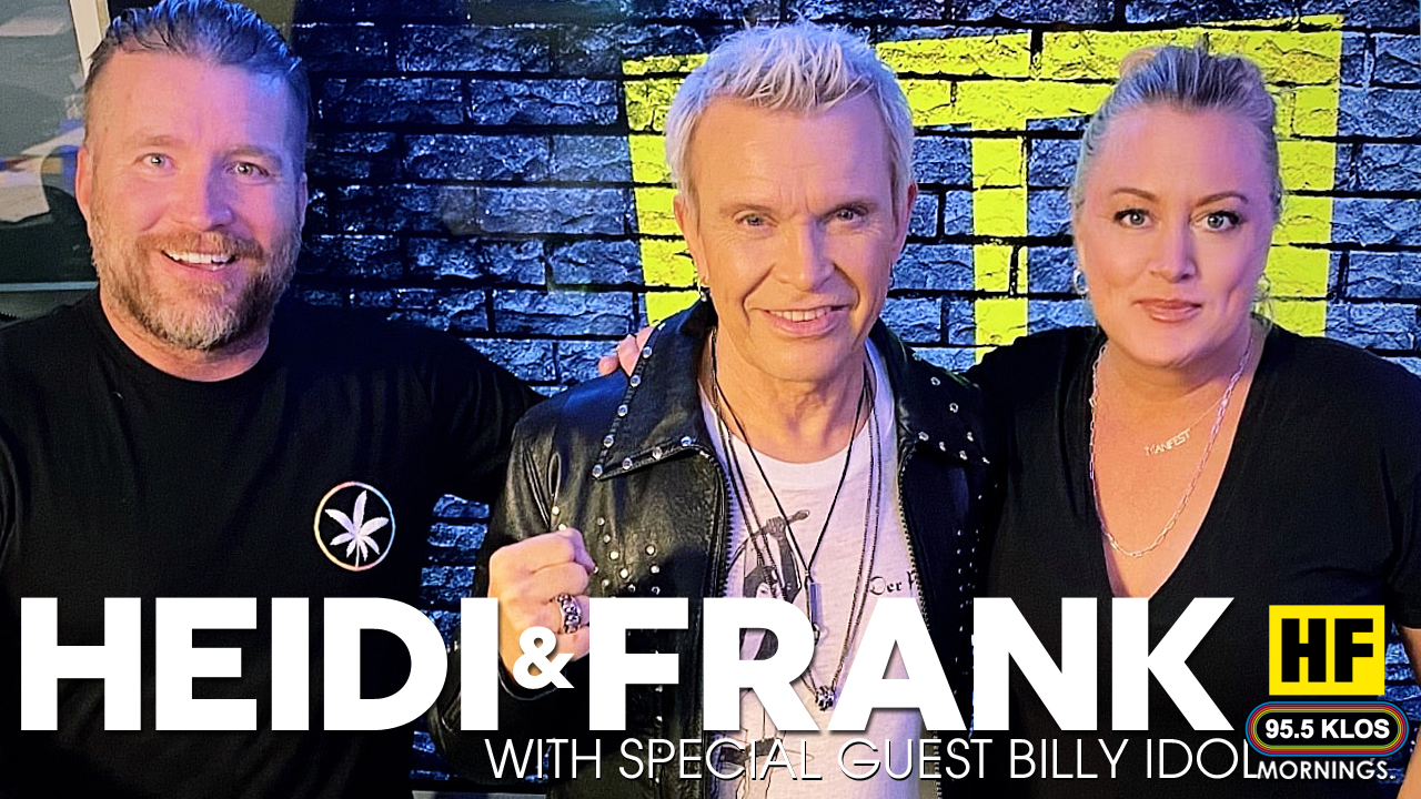 Heidi and Frank with special guest Billy Idol