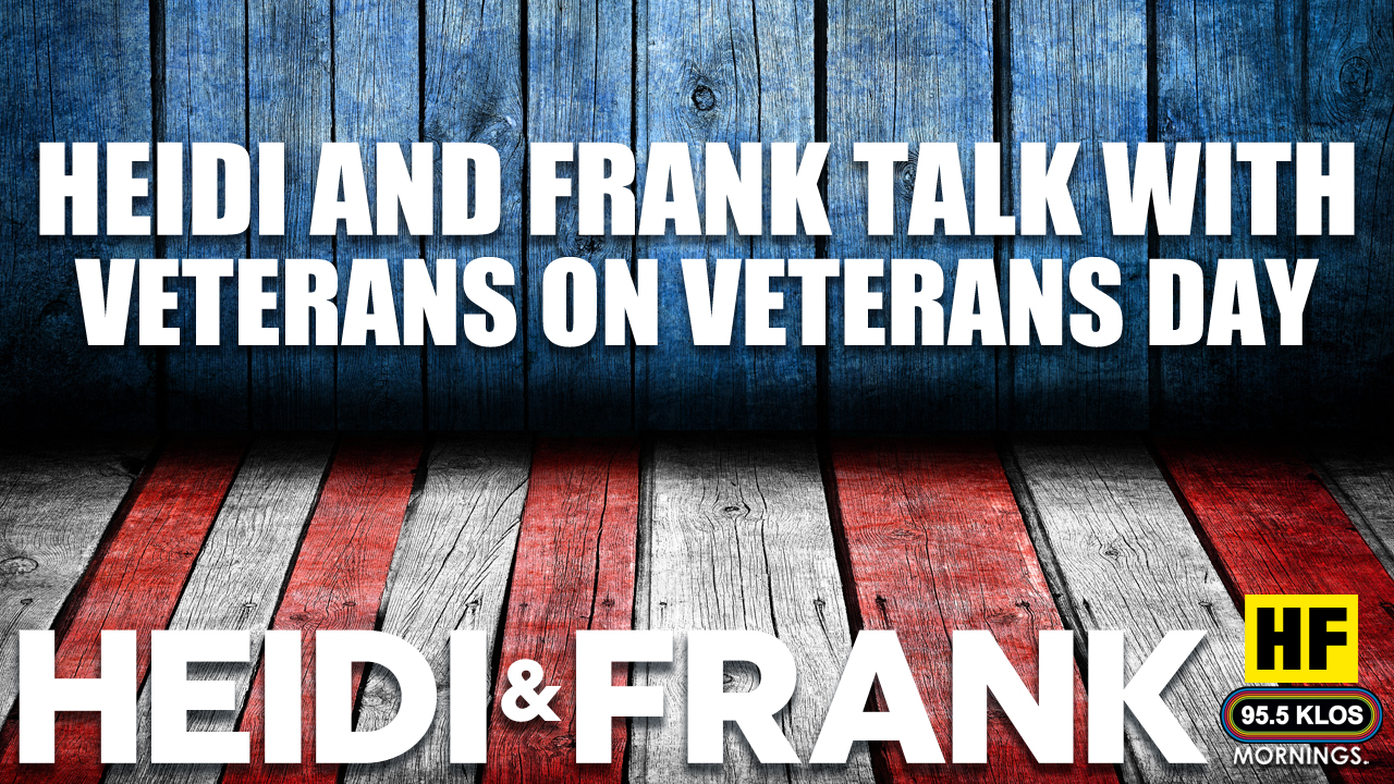 Heidi and Frank talk with Veterans on Veterans Day