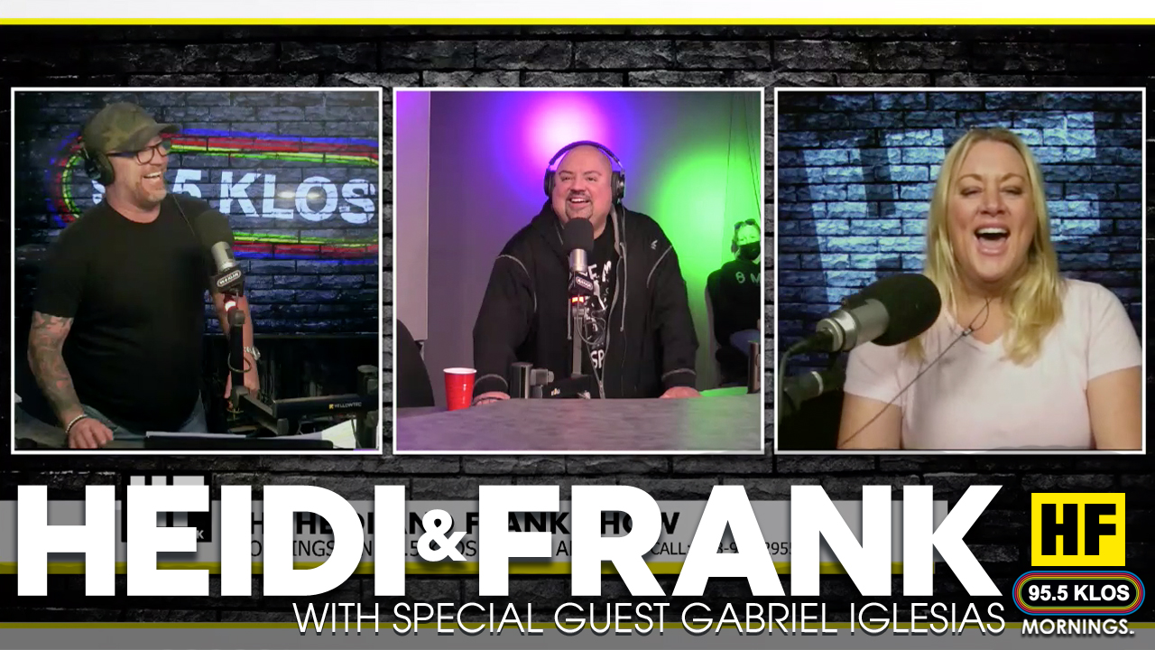 Heidi and Frank with guest Gabriel Iglesias