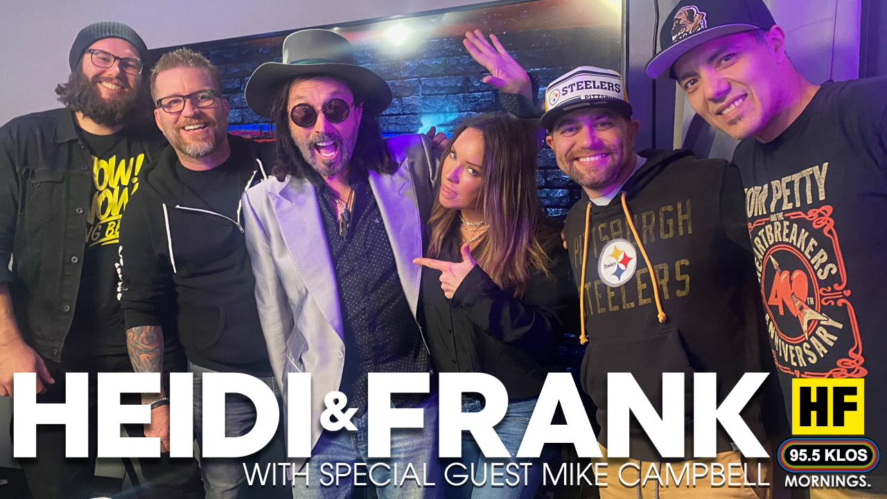 Heidi and Frank with guest Mike Campbell
