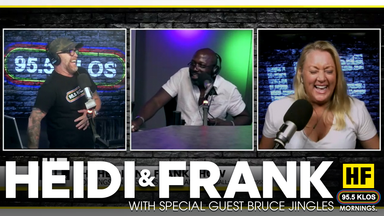 Heidi and Frank with guest Bruce Jingles