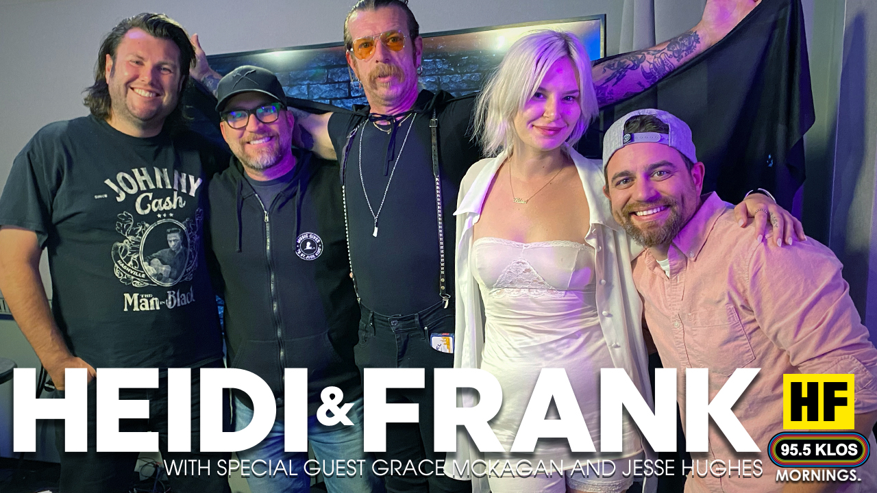 Heidi and Frank with guest Grace McKagan and Boots Electric