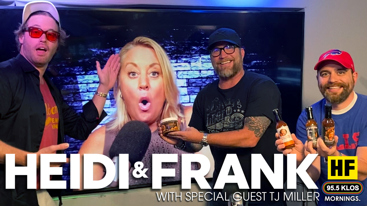 Heidi and Frank with guest TJ Miller