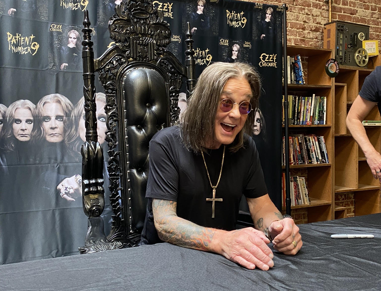 Ozzy Osbourne Signs Thousands Of Records At Fingerprints Music