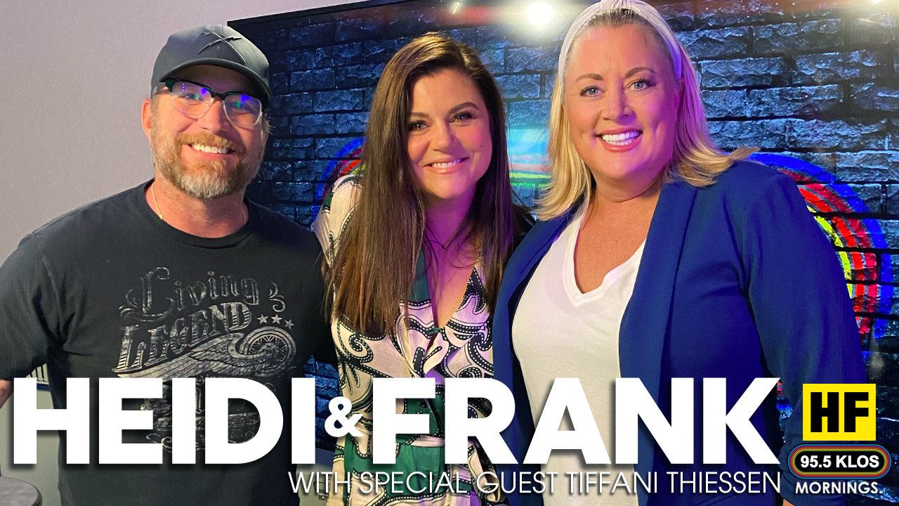 Heidi and Frank with guest Tiffani Thiessen