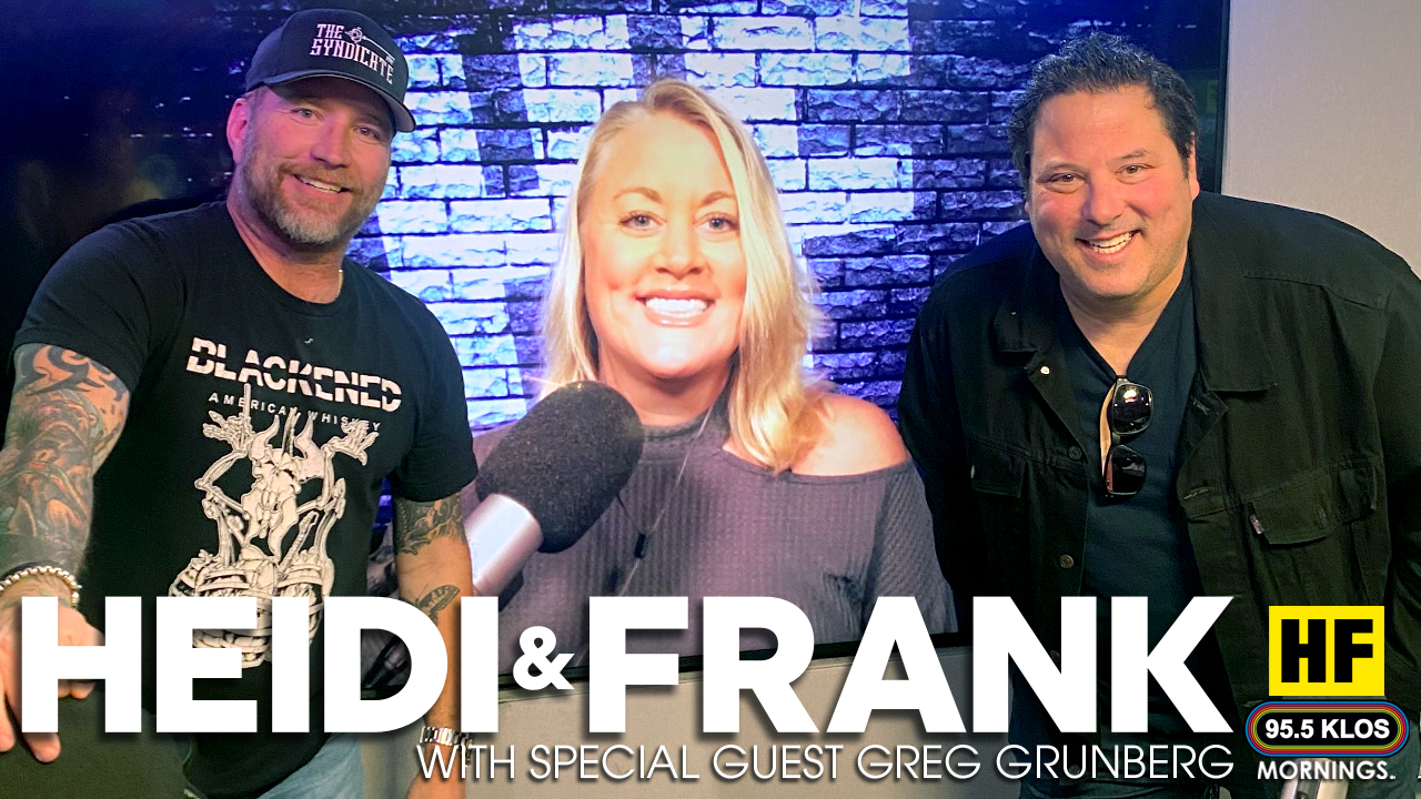 Heidi and Frank with guest Greg Grunberg