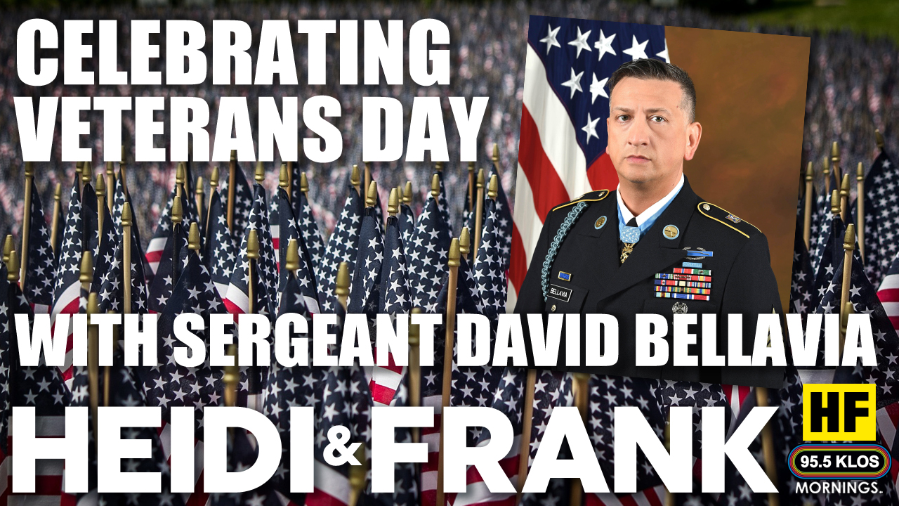 Heidi and Frank with guest Sergeant David Bellavia