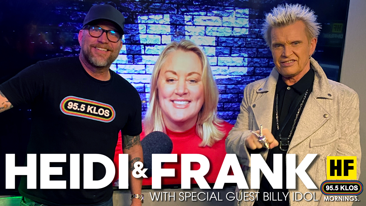 Heidi and Frank with guest Billy Idol