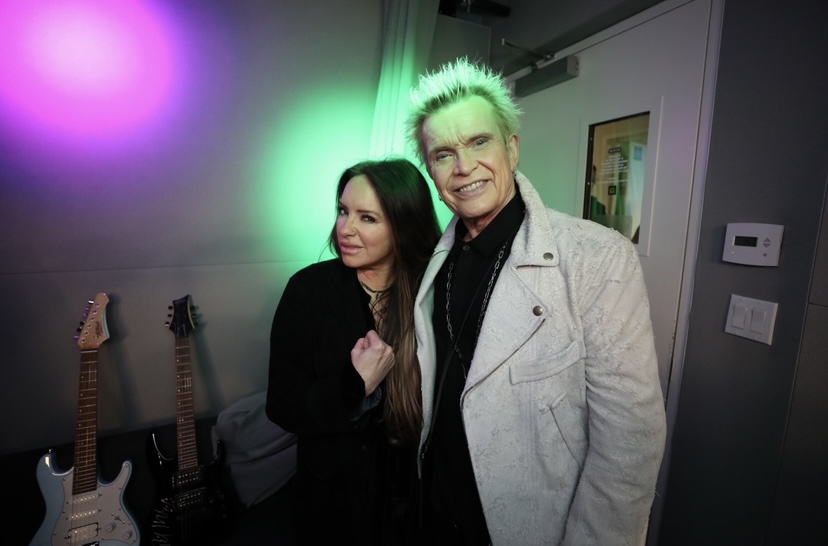 Billy Idol Stops By KLOS Before Receiving His Star on the Hollywood Walk of Fame