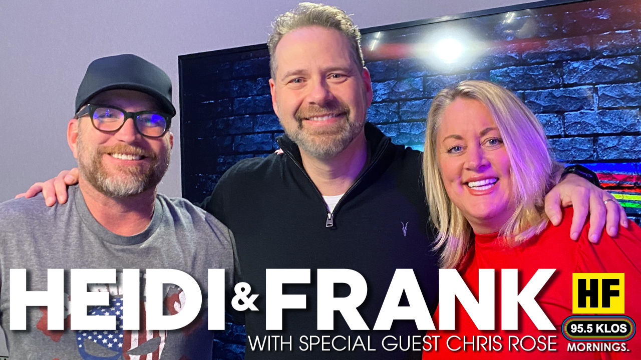 Heidi and Frank with guest Chris Rose