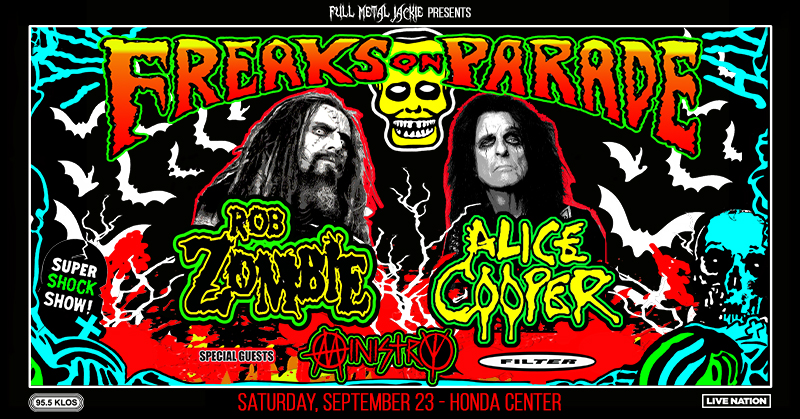 Rob Zombie + Alice Cooper Announce “Freaks On Parade” Tour