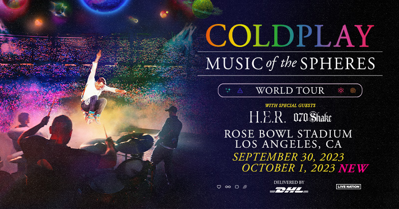 Coldplay 9/30 @ Rose Bowl Stadium