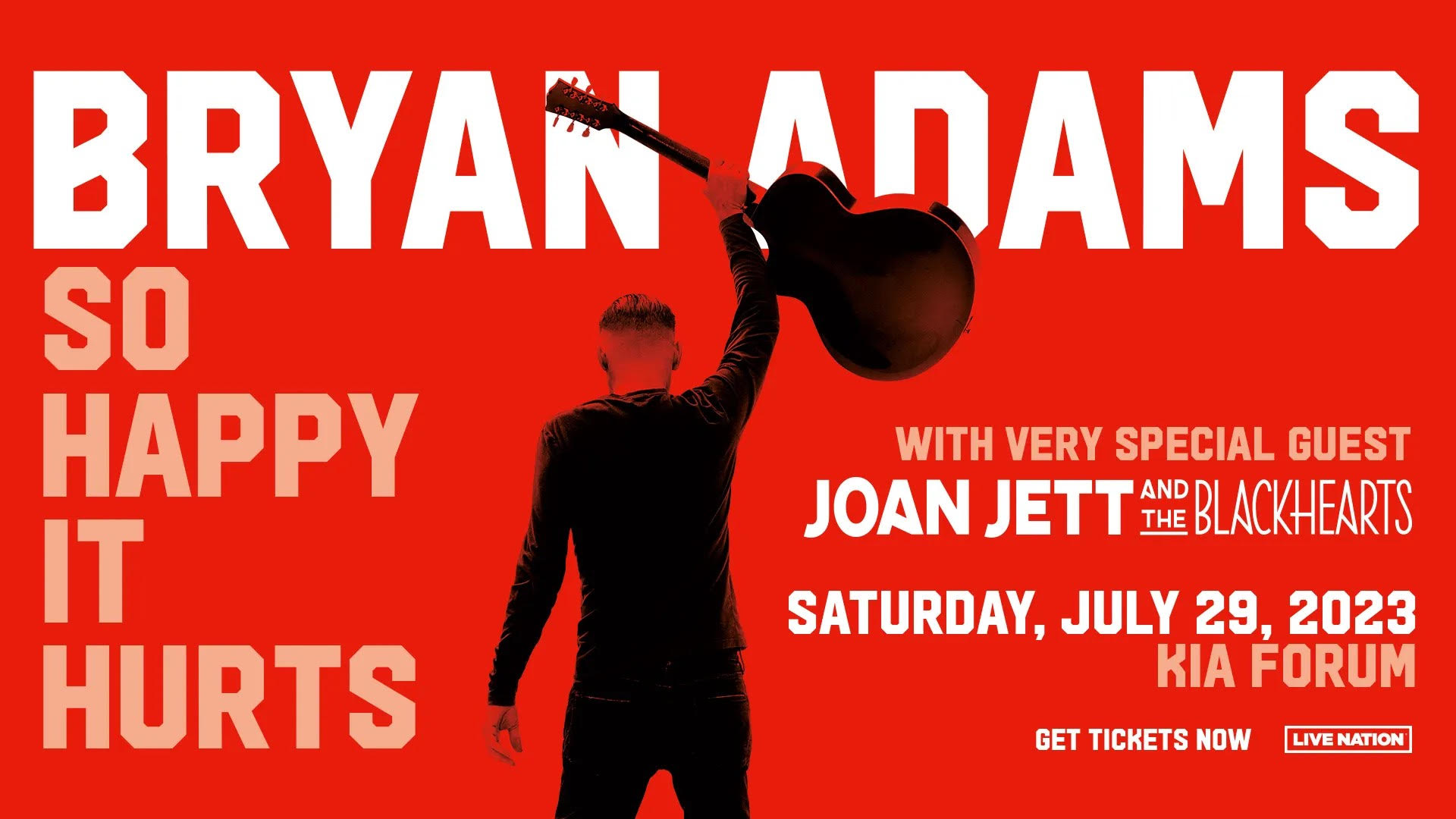 Bryan Adams + Joan Jett & The Blackhearts 7/29 @ Kia Forum