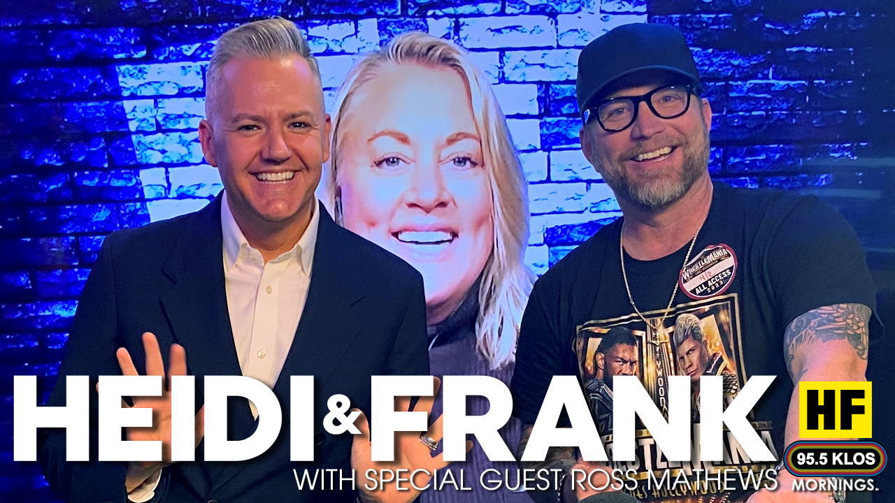 Heidi and Frank with guest Ross Mathews