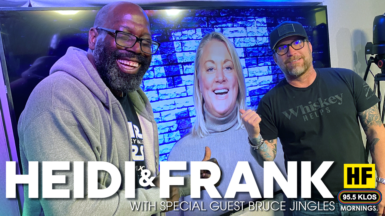 Heidi and Frank with guest Bruce Jingles