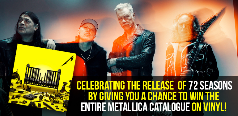 KLOS IS GIVING YOU THE CHANCE TO WIN A GRAND PRIZE OF METALLICA’S ENTIRE CATALOG ON VINYL