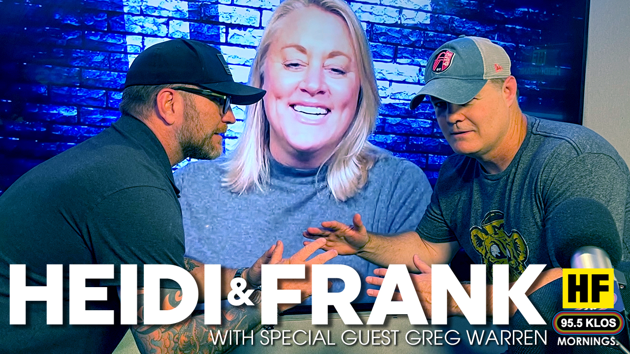 Heidi and Frank with guest Greg Warren