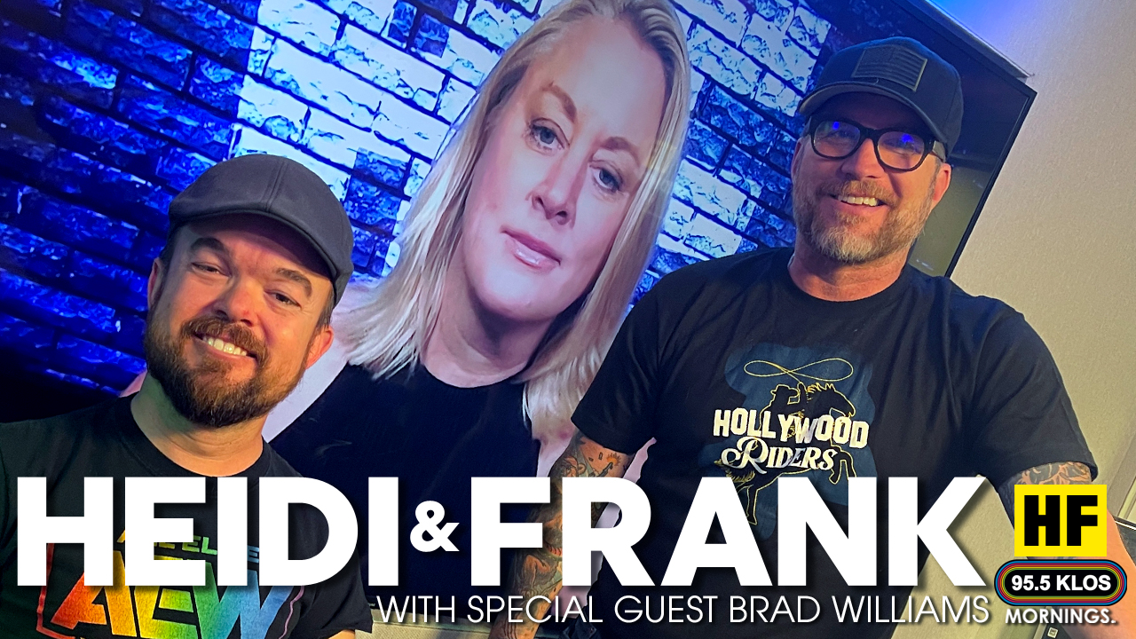 Heidi and Frank with guest Brad Williams