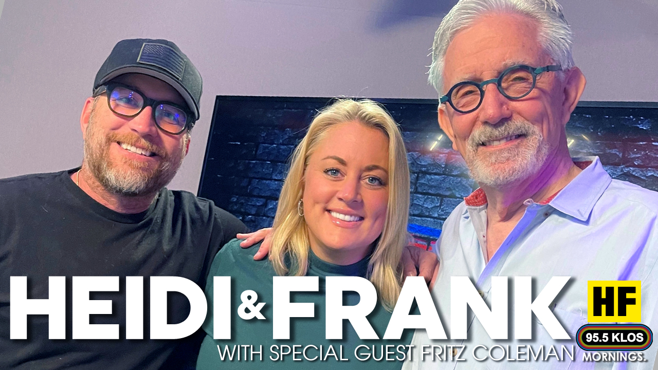 Heidi and Frank with guest Fritz Coleman