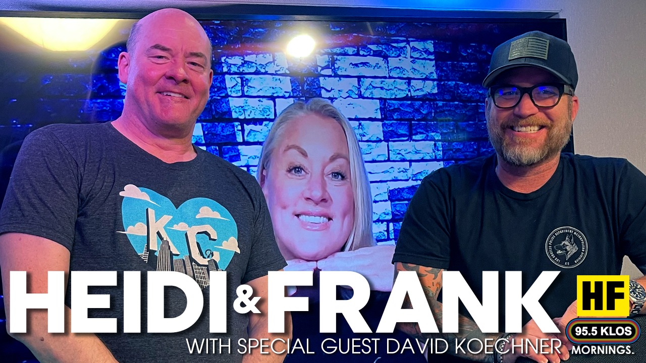 Heidi and Frank with guest David Koechner