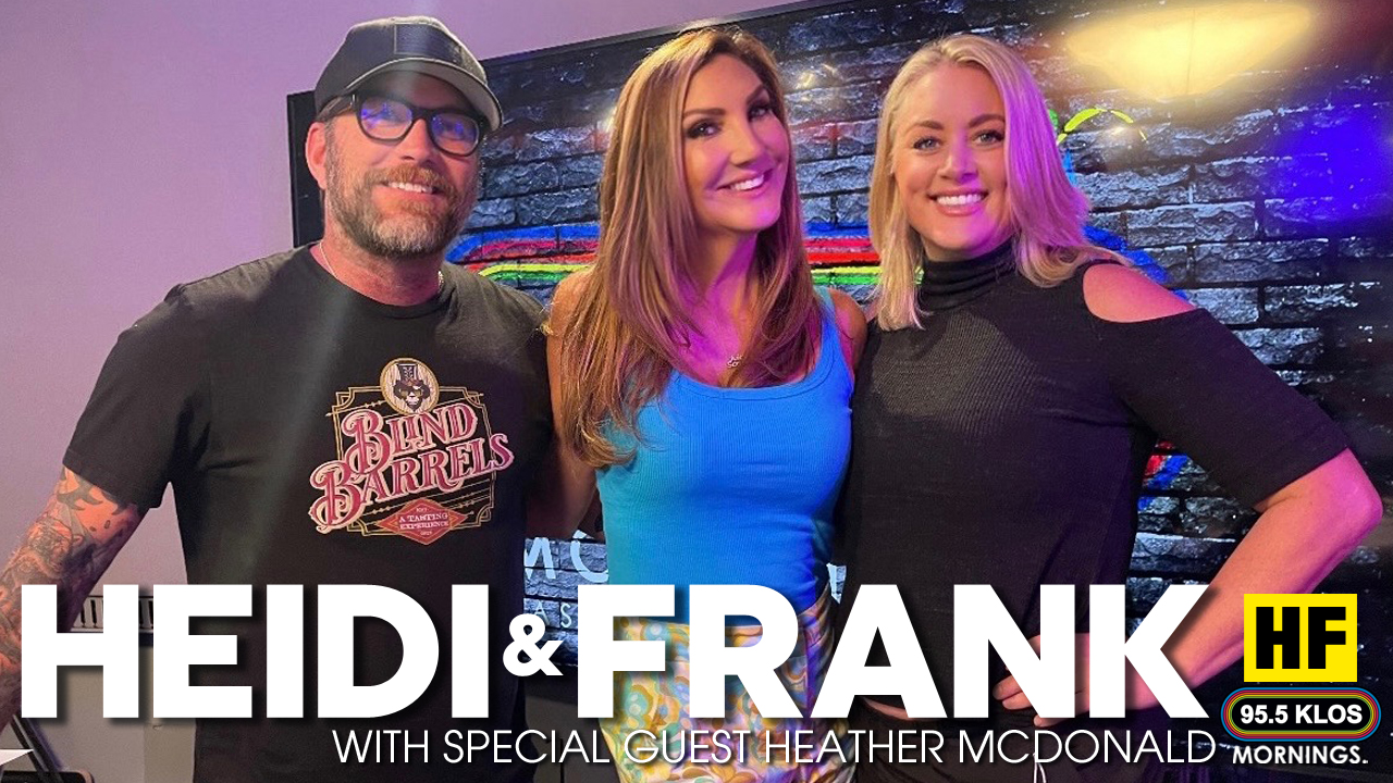 Heidi and Frank with guest Heather McDonald