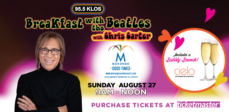 BREAKFAST WITH THE BEATLES 8/27 AT MORONGO