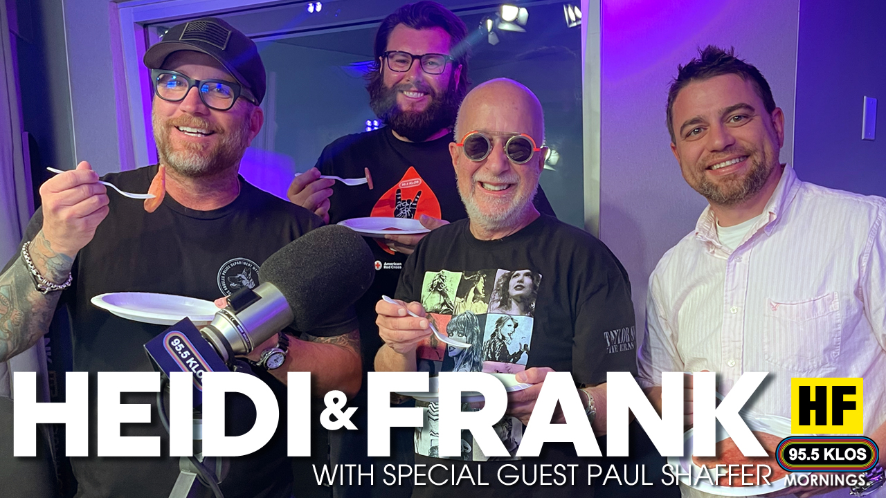 Heidi and Frank with guest Paul Shaffer