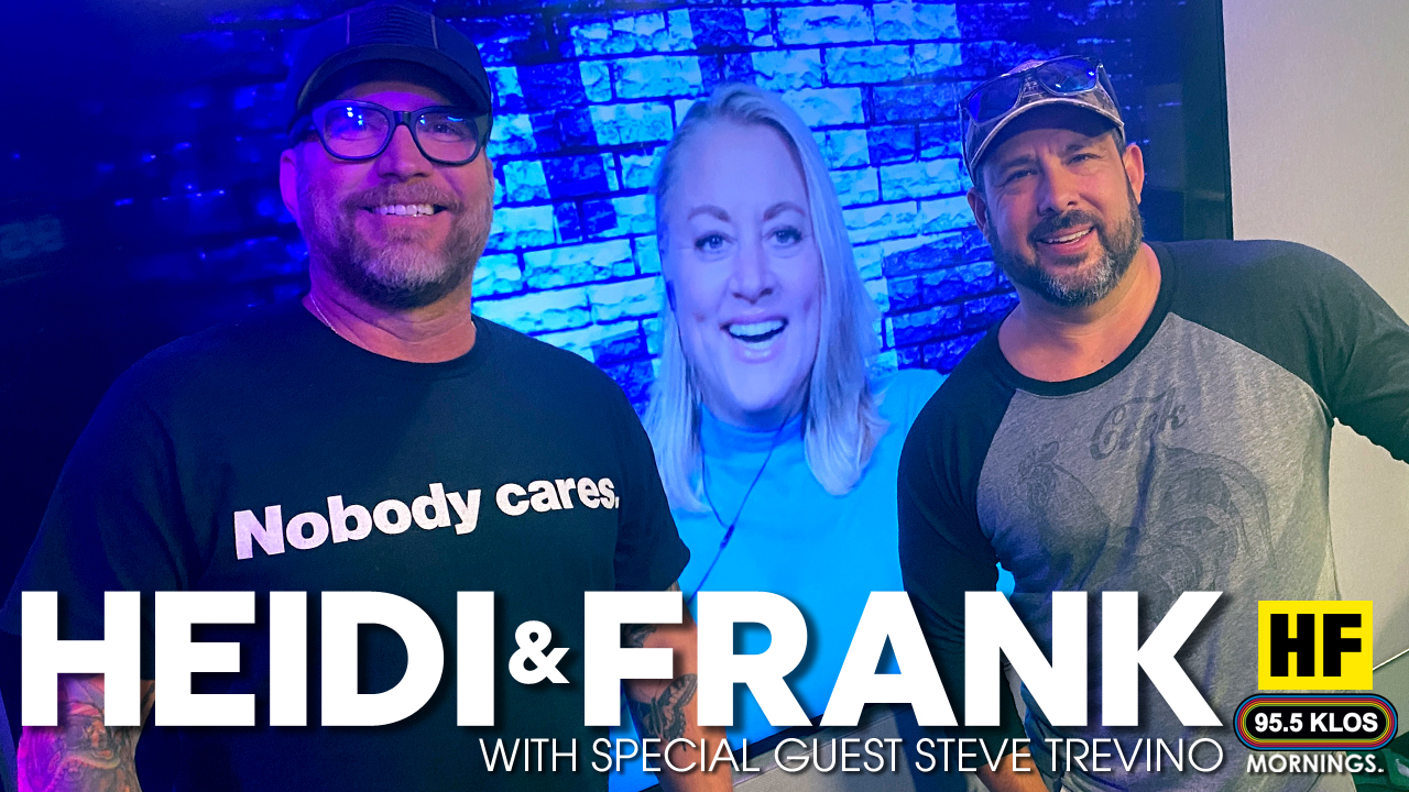 Heidi and Frank with guest Steve Trevino