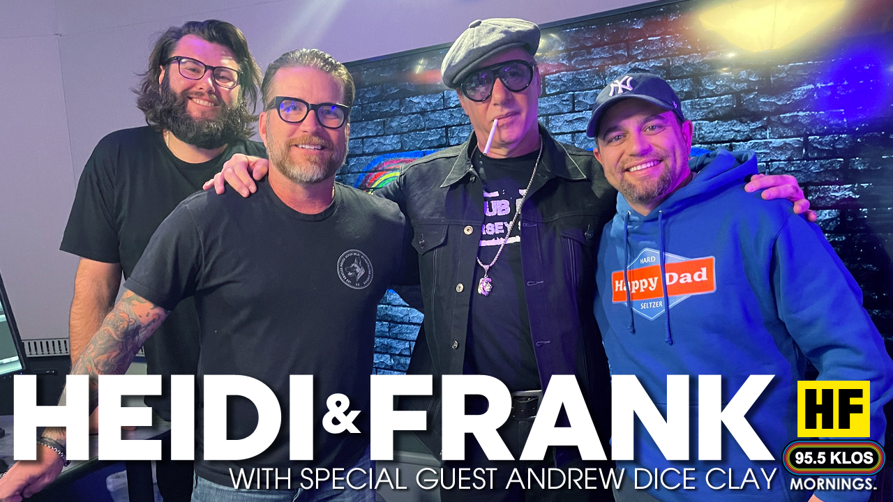 Heidi and Frank with guest Andrew Dice Clay