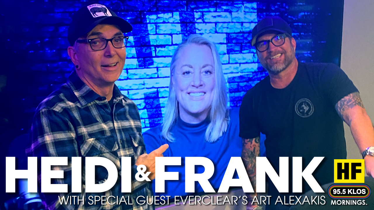 Heidi and Frank with guest Everclear’s Art Alexakis