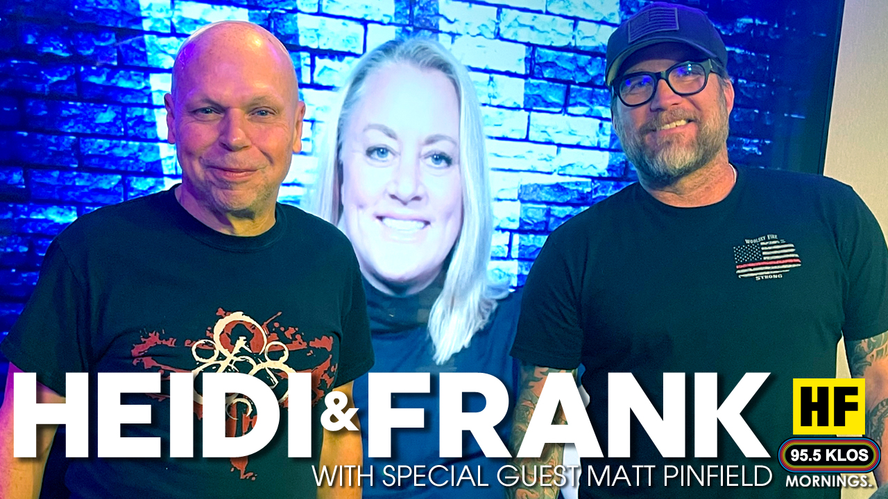 Heidi and Frank with guest Matt Pinfield