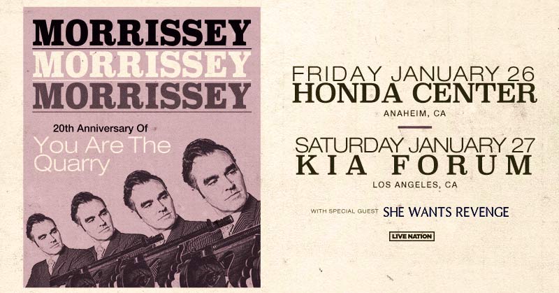 Morrissey 1/26 @ Honda Center