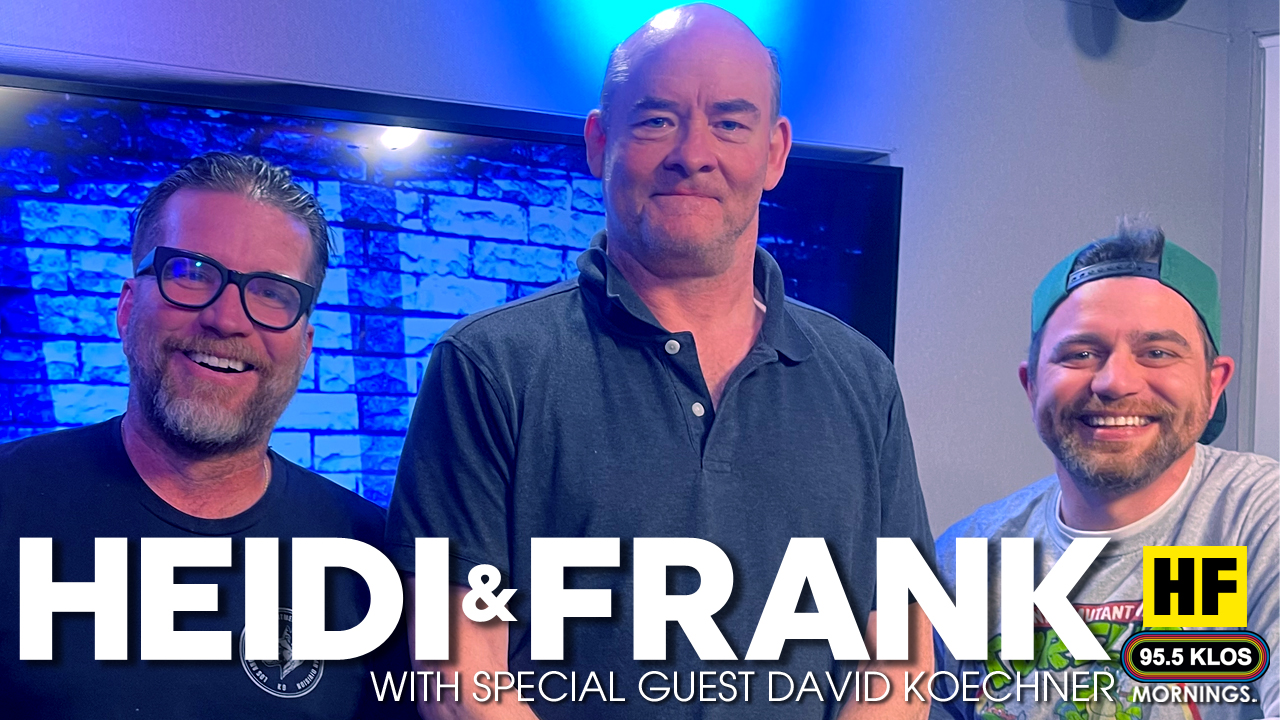 Heidi and Frank with guest David Koechner