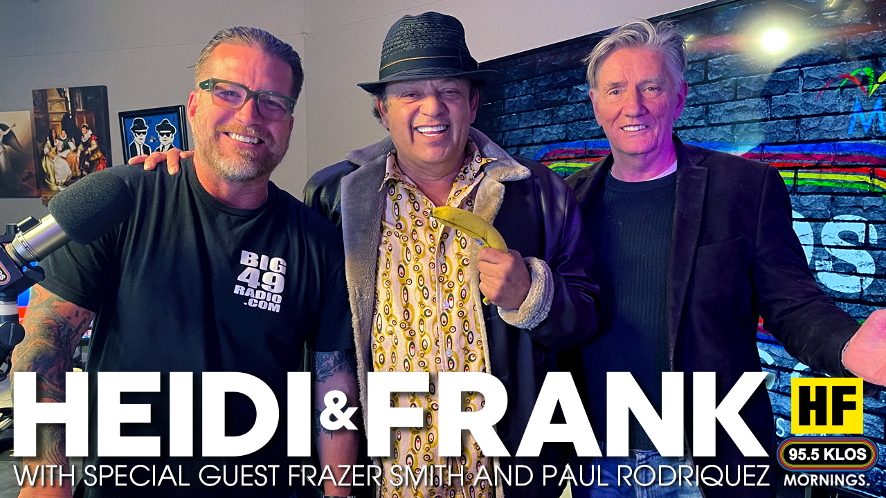 Heidi and Frank with guests Frazer Smith and Paul Rodriguez