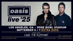 Oasis with Cage The Elephant 9/6 @ The Rose Bowl