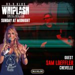 Sam Loeffler from Chevelle on Whiplash this Sunday night!