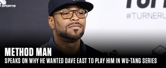 Method Man Speaks On Why He Wanted Dave East To Play Him In Hulu’s Wu-Tang Series