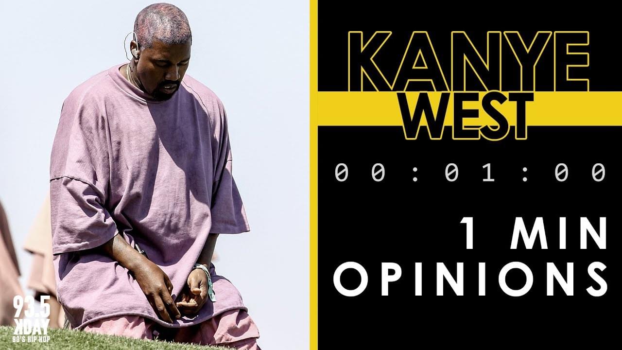 KDAY Hosts Share Their ‘1 Minute Opinions’ On Kanye West