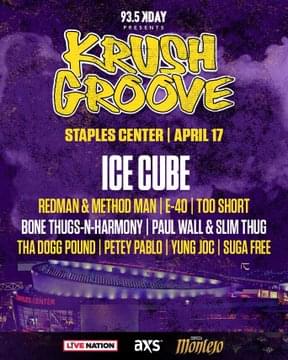 Krush Groove 2020 Line Up Announcement Feat. Ice Cube, Method Man, Redman, E-40, Too Short + MORE At Staples Center