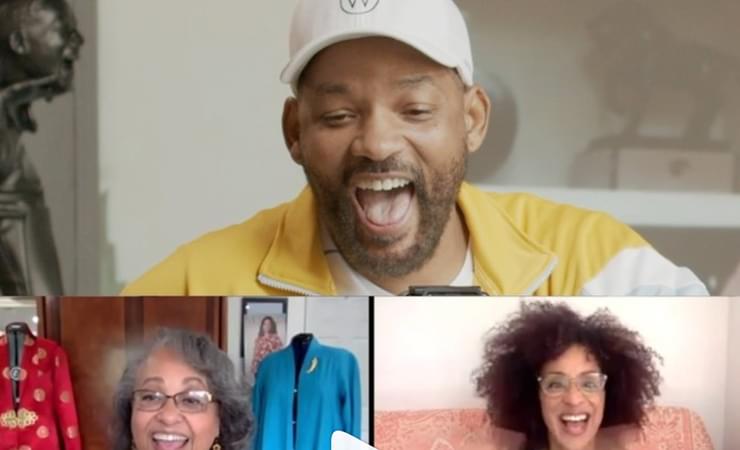 Will Smith’s #WillAtHome Snapchat Series Featuring The Cast The Fresh Prince of Bel-Air