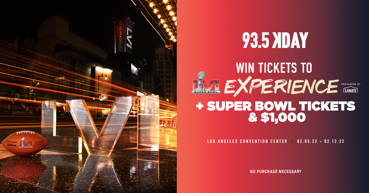 YOU COULD WIN TIX TO SUPER BOWL EXPERIENCE + SUPER BOWL!