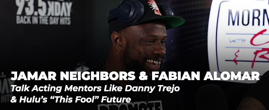 Fabian Alomar and Jamar Neighbors Talk Acting Mentors Like Danny Trejo & Hulu’s “This Fool” Future