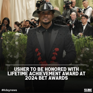 USHER TO BE HONORED WITH LIFETIME ACHIEVEMENT AWARD AT 2024 BET AWARDS