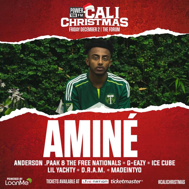 WATCH Cali Christmas Artist Amine Make His TV Debut On Fallon