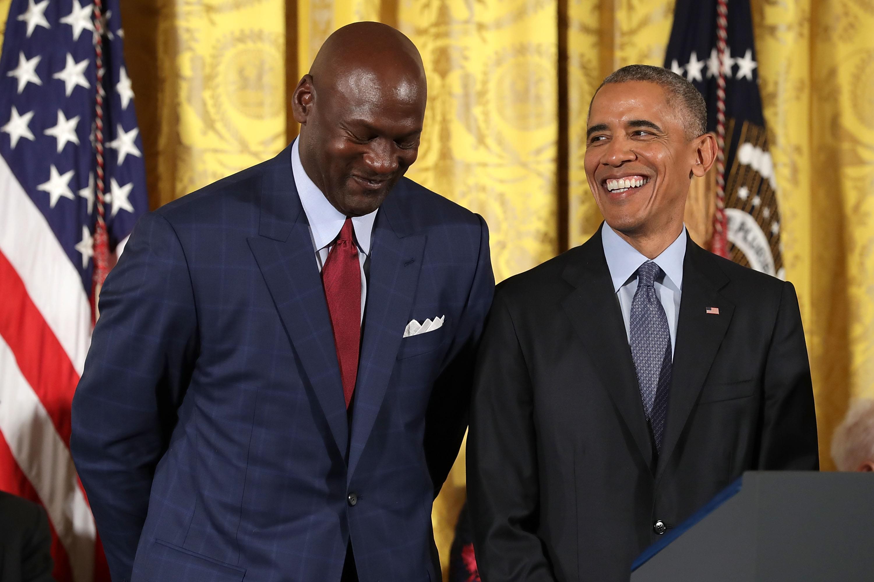 President Obama Awards Michael Jordan With Medal Of Freedom [WATCH]