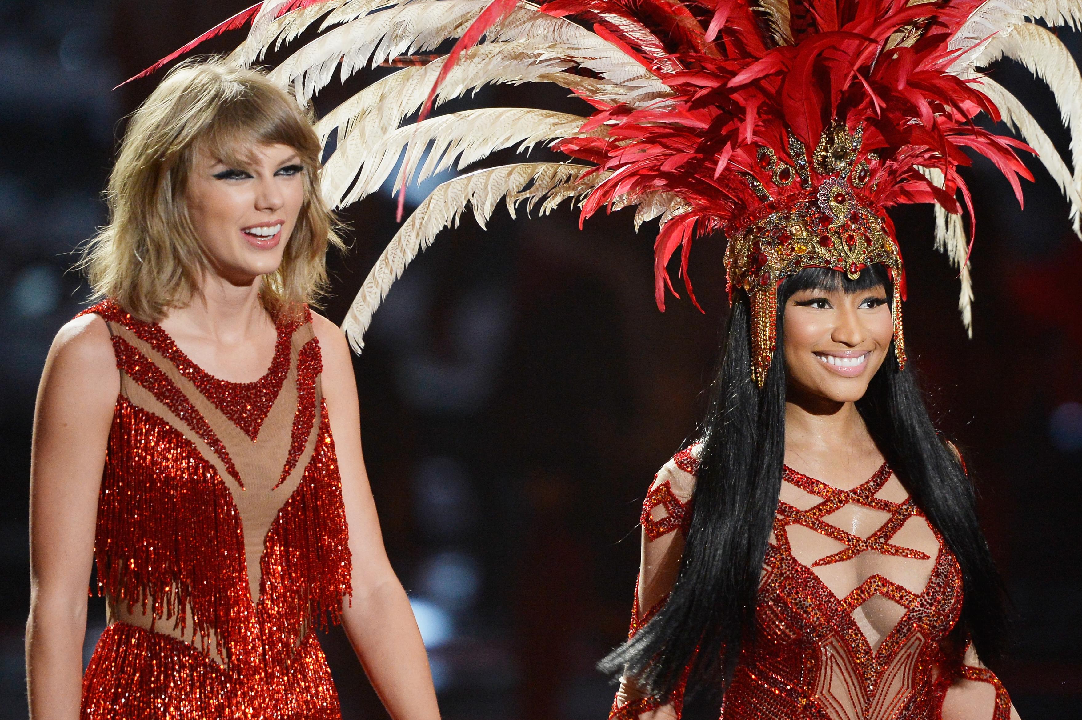 Nicki Minaj Celebrates Her Hot 100 Win Against Taylor Swift On IG [LOOK]